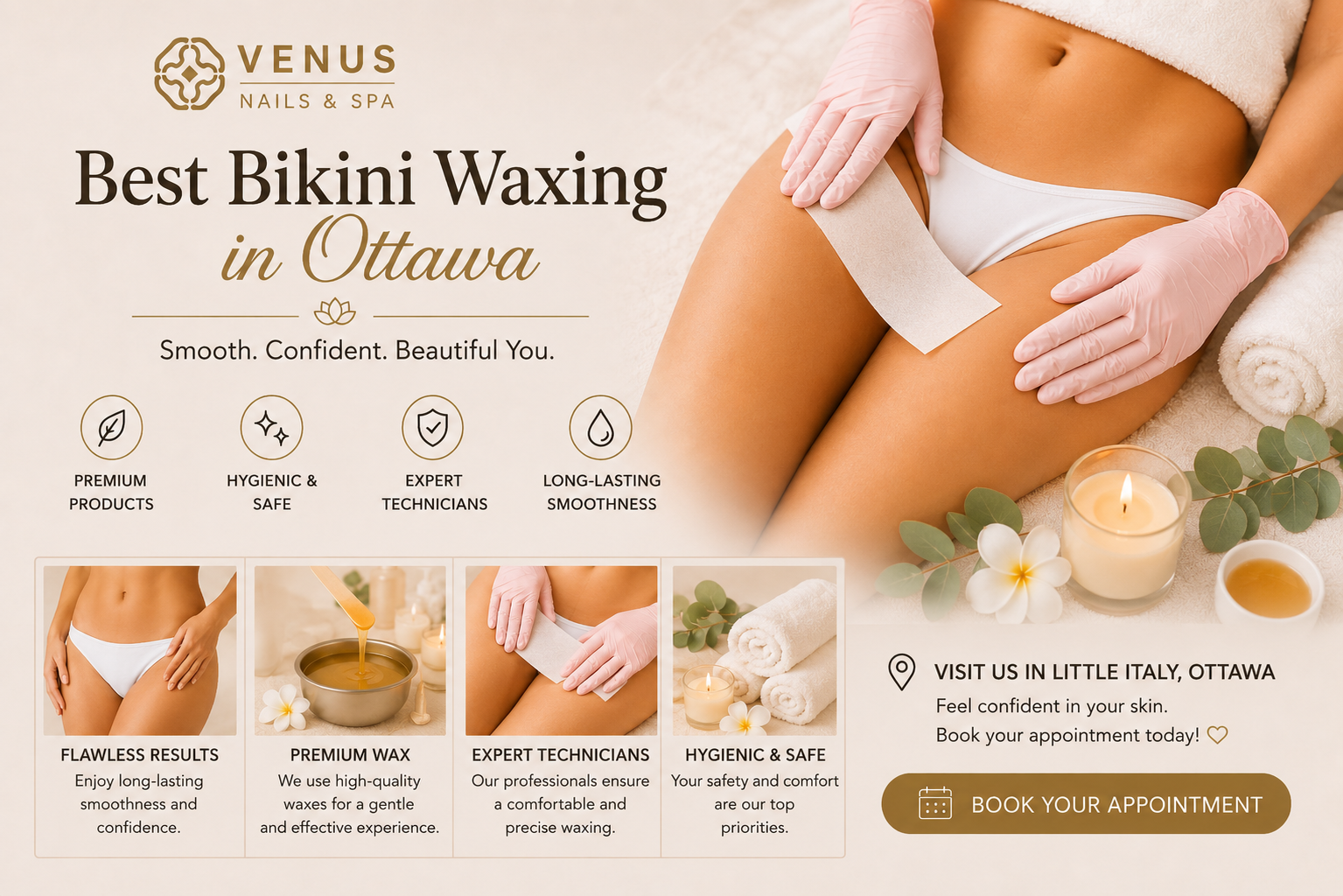 Bikini Waxing in Ottawa: The Complete Guide to Clean, Confident Grooming