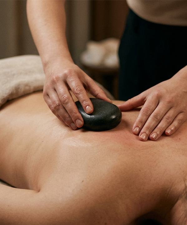 Hot Stone Massage process