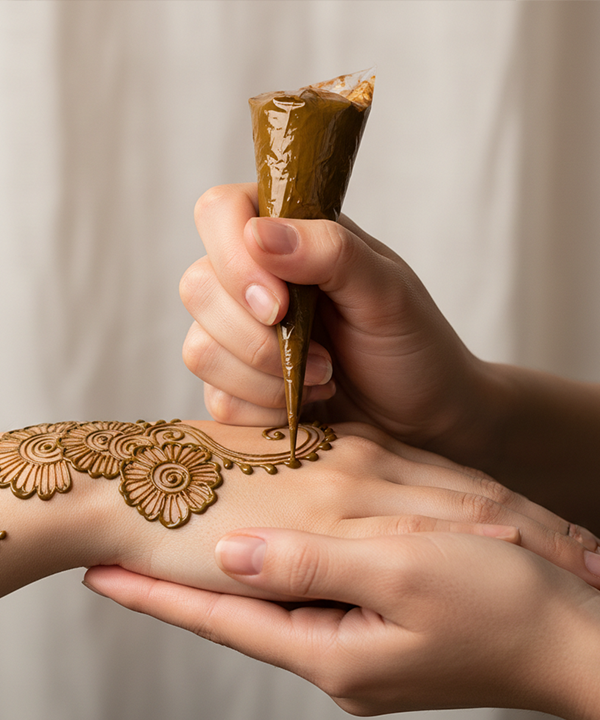 Natural Henna Tattoo Art in Ottawa process