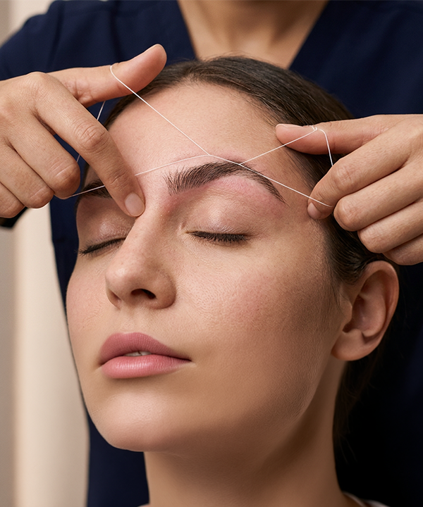 Eyebrows Threading in Ottawa process