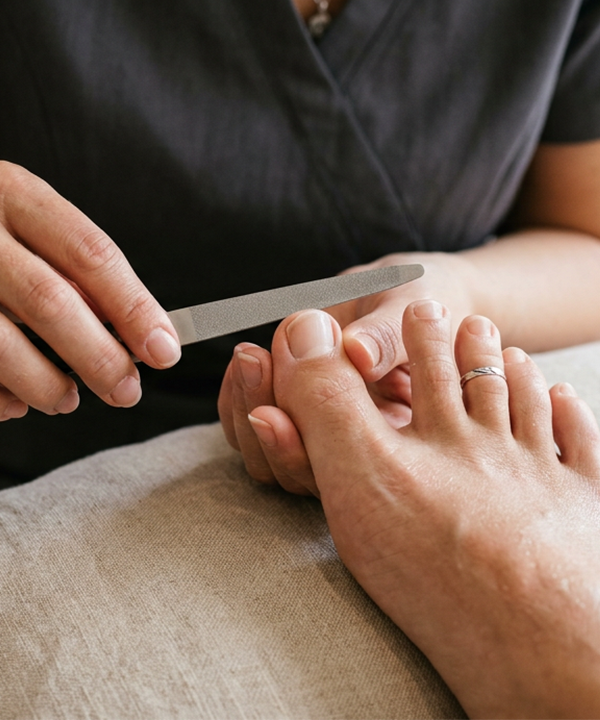 Pedicure without Color process