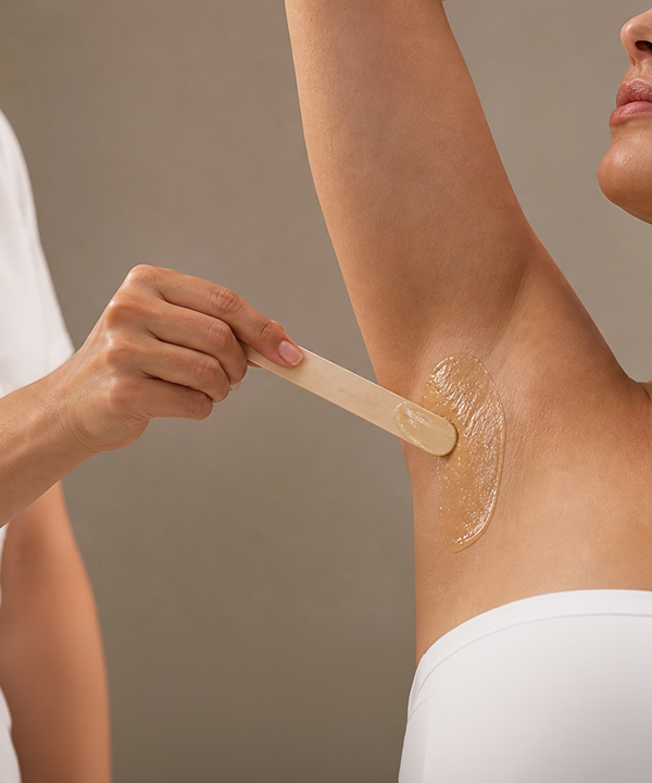 Under Arm Waxing in Ottawa process
