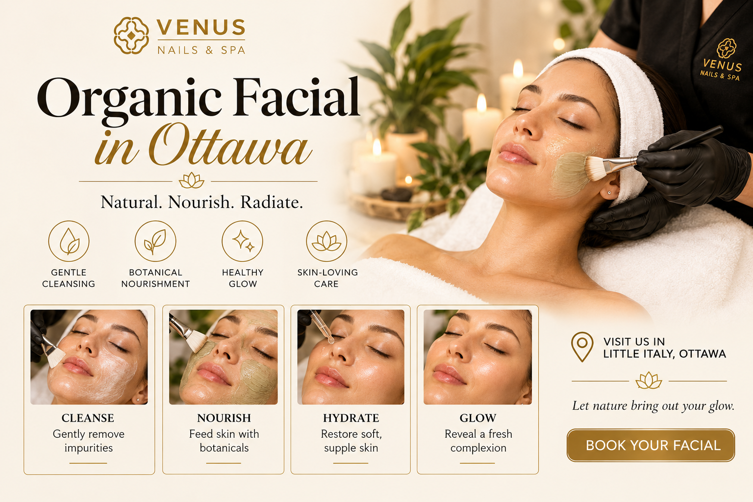 Organic Facial Near Me in Ottawa: The Complete Guide to Deeply Hydrated, Radiant Skin
